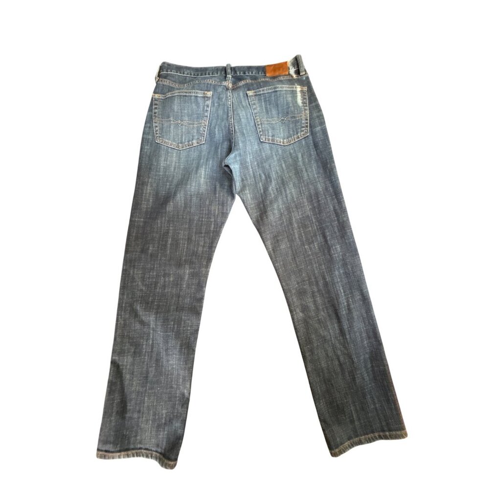 Lucky Brand Men's Blue Denim 221 Original Straight Jeans 34x32 - Picture 3 of 12